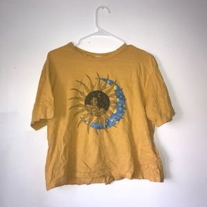 yellow sun/moon shirt